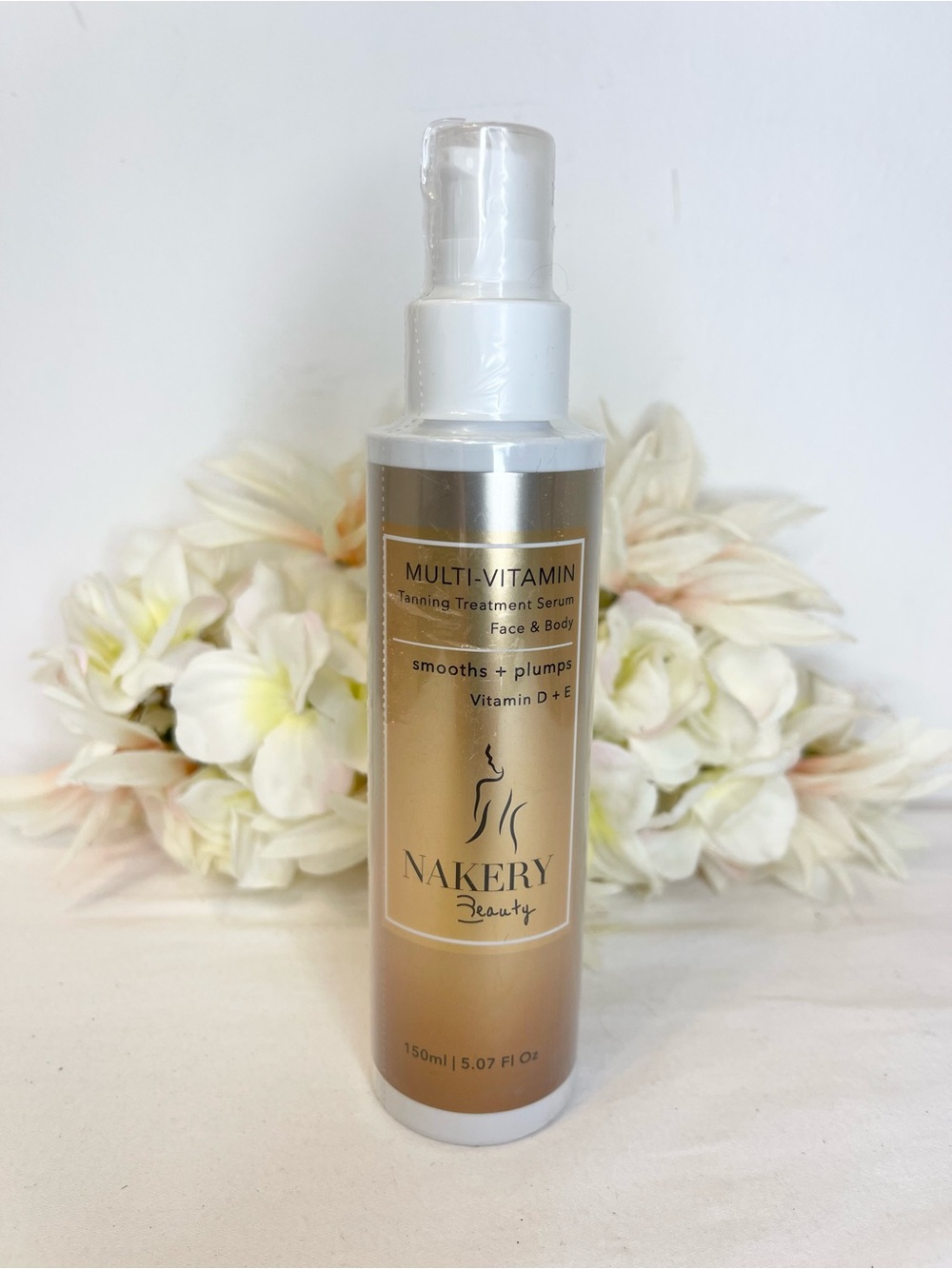 Nakery Beauty Multi-Vitamin Tanning Treatment Serum Face and Body NWT